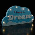 I Had A Dream LED Light Box