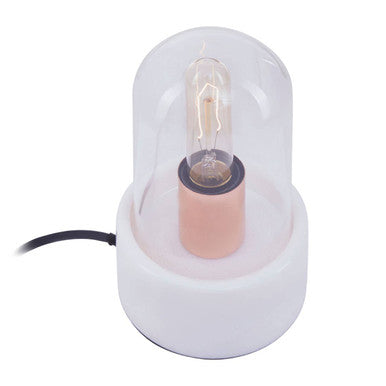 Bell Lamp with White Marble Base | Lamonte