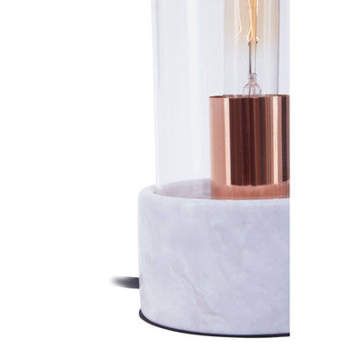 Bell Lamp with Grey Marble Base | Lamonte