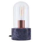 Bell Lamp with Black Marble Base | Lamonte