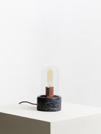 Bell Lamp with Black Marble Base | Lamonte