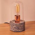 Bell Lamp with Black Marble Base | Lamonte