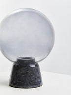 Globe Lamp with Black Marble Base | Lamonte