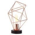 Copper Finish Table Lamp | Wyra