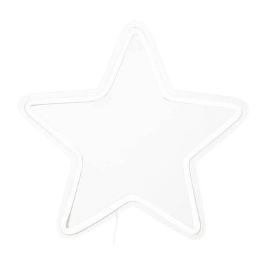 Neon Star White Light | LED Light Box