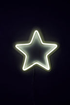 Neon Star White Light | LED Light Box