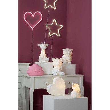 Neon Star White Light | LED Light Box