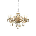Morano 8 Bulb Champagne Glass Chandelier