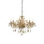 Morano 8 Bulb Champagne Glass Chandelier