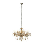 Morano 8 Bulb Champagne Glass Chandelier