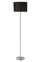 Black Waffle Effect Shade Floor Lamp | Forma