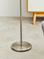 Black Waffle Effect Shade Floor Lamp | Forma