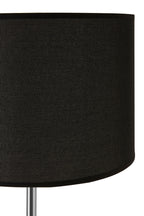 Black Waffle Effect Shade Floor Lamp | Forma