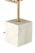 Table Lamp with White Marble Base | Saramis