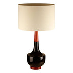 Table Lamp with Wood and Ceramic Base | Sirus