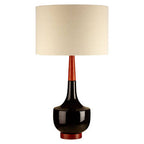 Table Lamp with Wood and Ceramic Base | Sirus
