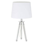 Chrome Finish Tripod Table Lamp | Halia