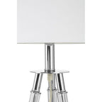 Chrome Finish Tripod Table Lamp | Halia