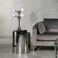 Chrome 6 Light Table Lamp with Glass Shades | Heba