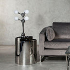 Chrome 6 Light Table Lamp with Glass Shades | Heba