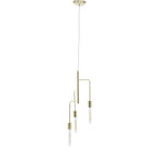 3 Bulb Gold Finish Pendant Light | Lagona