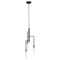3 Bulb Gold and Black Pendant Light | Lagona
