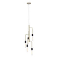 5 Bulb Antique Brass Pendant Light | Lagona