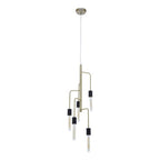 5 Bulb Antique Brass Pendant Light | Lagona