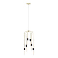 6 Bulb Gold Finish Pendant Light | Lagona