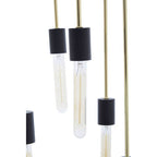 6 Bulb Gold Finish Pendant Light | Lagona