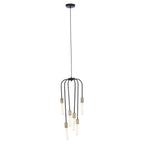 6 Bulb Black Pendant Light | Lagona