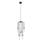 6 Bulb Black Pendant Light | Lagona