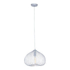 1 Bulb Silver Finish Pendant Light | Lavis