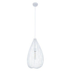Teardrop White Pendant Light | Lavis
