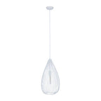 Teardrop White Pendant Light | Lavis