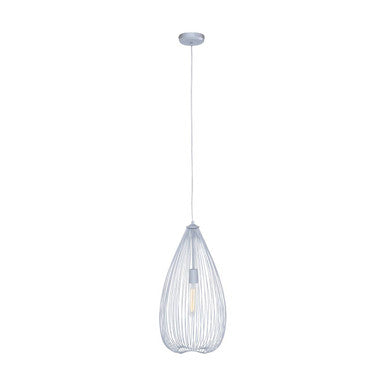 Teardrop Silver Pendant Light | Lavis