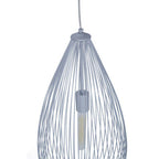 Teardrop Silver Pendant Light | Lavis