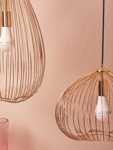 1 Bulb Gold Finish Pendant Light | Lavis