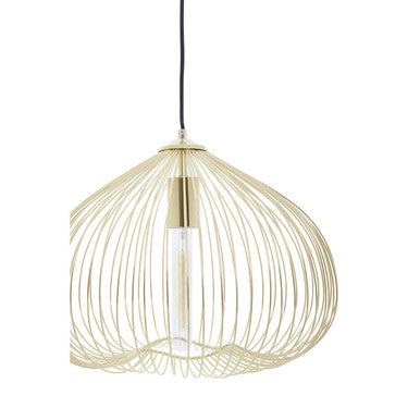 1 Bulb Gold Finish Pendant Light | Lavis