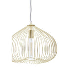 1 Bulb Gold Finish Pendant Light | Lavis