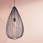 Teardrop Black Finish Pendant Light | Lavis