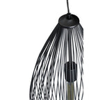 Teardrop Black Finish Pendant Light | Lavis