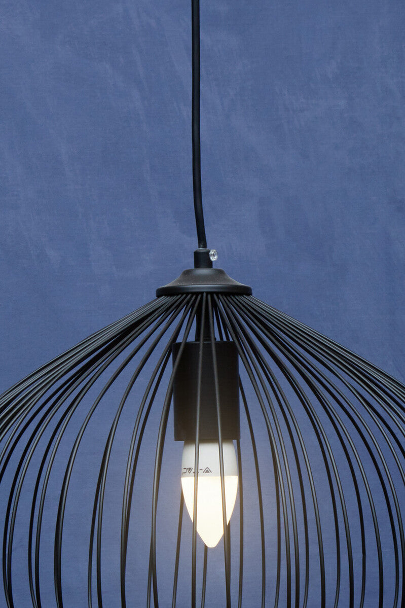 Black Finish Pendant Light | Lavis