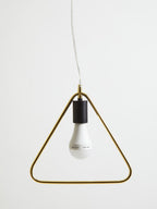 Gold Triangle Pendant Light | Lavis
