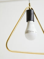 Gold Triangle Pendant Light | Lavis