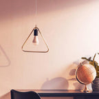 Gold Triangle Pendant Light | Lavis
