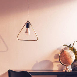 Gold Triangle Pendant Light | Lavis