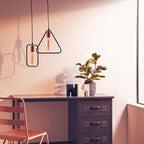 Black and Copper Finish Pendant Light | Lavis