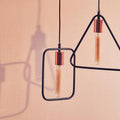 Black and Copper Finish Pendant Light | Lavis