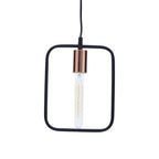 Black and Copper Finish Pendant Light | Lavis